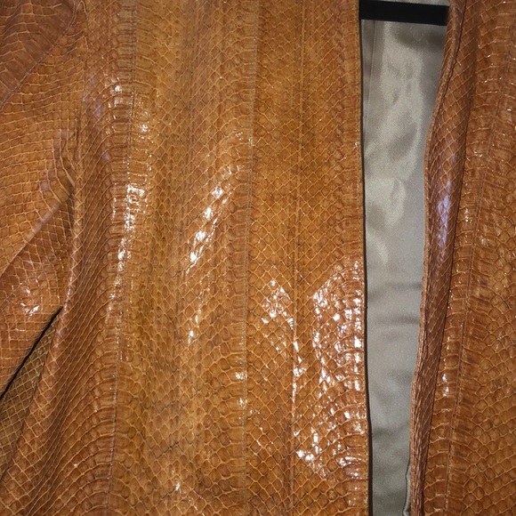 Vintage water snakeskin jacket - Picture 3 of 5